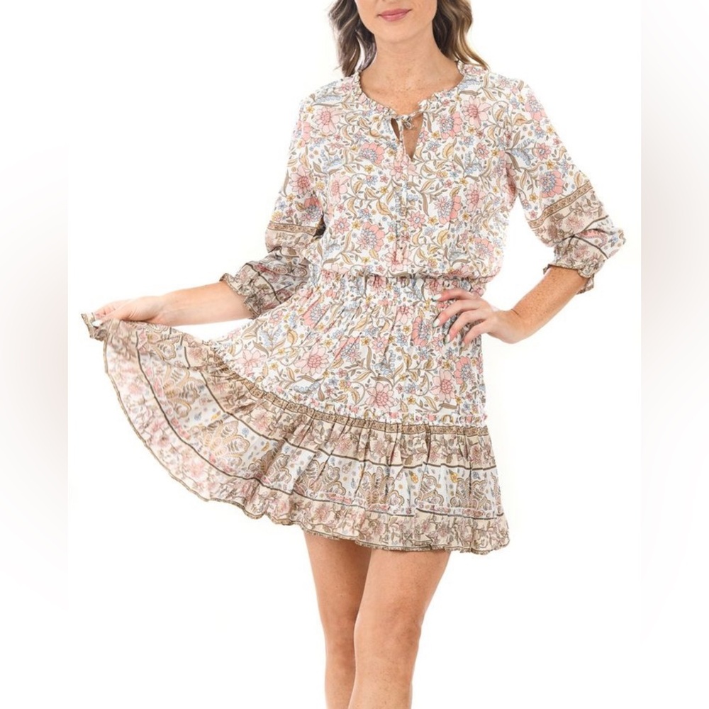 Walker & Wade Ibiza Dress / Oatmeal Dress Sz M